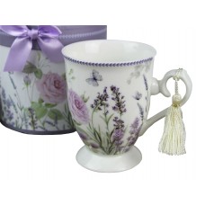 Porcelánová šálka Lavender v ozdobnej krabičke